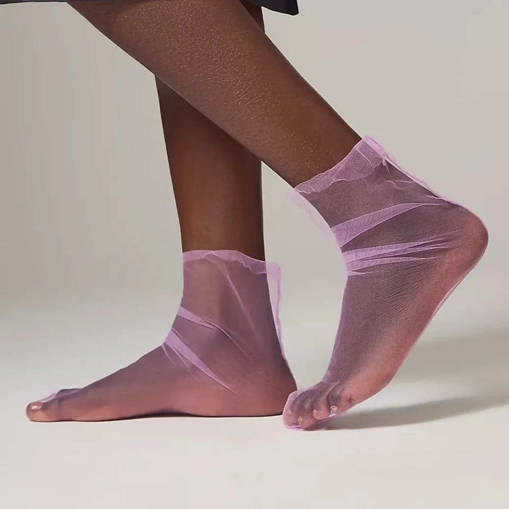NWT Anthropologie 2 Pack Tulle Socks